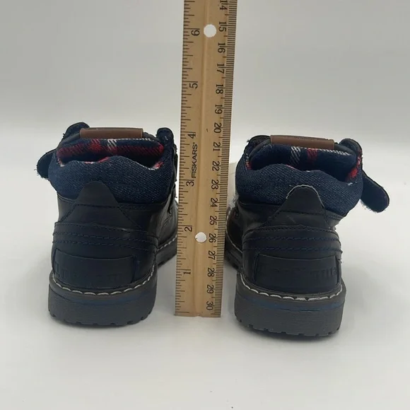 NWT Apakowa toddler water resistant ankle boots navy blue size 25 - Picture 5 of 10